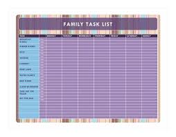 downloadable family chore chart template family chore