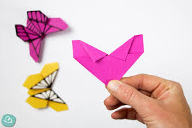 Origami blume anleitung einfach pdf. Schmetterling Falten Aus Papier Anleitung Mit Video Wunderbunt De