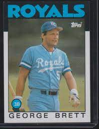 George brett was elected to the baseball hall of fame in 1999. 1986 Topps George Brett Royals Baseball Card 300 At Amazon S Sports Collectibles Store