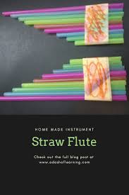 Straw Flute Diy Instrument Straw Flute Diy Instruments Diy Musical Instruments