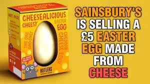 Sainsbury S To Sell 5 Easter Egg Made Entirely From Cheese Manchester Evening News