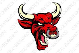 Bull Red Mean Animal Mascot Red Meaning Bull Tattoos Bull
