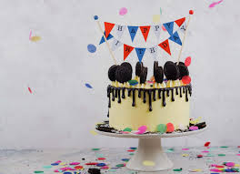 Yes, any cake can technically be a birthday cake if you put a candle in it, but we wanted the version specifically billed as a birthday cake on the bakery's menu. Birthday Cake Kits Delivering To Nyc Families New York Family