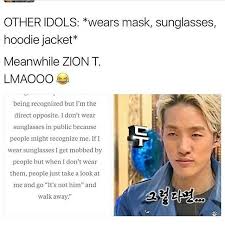 Only Zion T Follow My Other Account Blackpinkupdates Jinny Updates Kpop Kpopl4l Exo Bts Snsd Blackpink Vixx Mons Kpop Memes Artist Memes Kpop