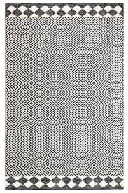 Black And White Woven Rug Odeon Geometric Handwoven Black White Area Rug Rug Direct Hand Weaving Online Interior Design