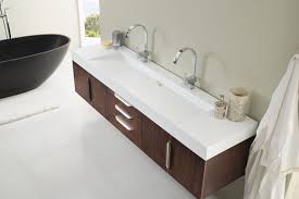 Mercer Island 72 Double Sink Floating Bathroom Vanity Cabinet Coffee Oak Finish W Double Sink Vanity Top Floating Bathroom Vanities Modern Bathroom Vanity