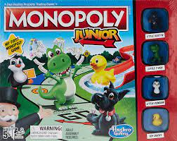 The rest of the money stays in the bank. Amazon Com Monopoly Junior Board Game Toys Games