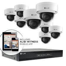 Top rated 8 camera security systems. Alibi 8 Camera 4k 8 0 Megapixel 120 Ir Vandalproof Outdoor Ip Security Camera System