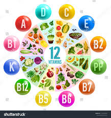 Vitamin Mineral Pill Circle Chart Banner Stock Image