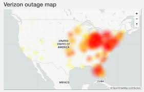 Multiple outages hit websites across the globe on tuesday morning, affecting news websites and social media platforms. Verizon Outages Reported Nationwide The New York Times