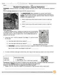 How to get gizmo answers. Student Exploration Natural Selection Answer Key Doc Template Pdffiller