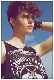 Thot boy haircuts come in many different cuts and styles, usually with a fade on the sides and longer curly hair on top. Tomboy Curly Haircut Buscar Con Google Short Curly Haircuts Curly Hair Pictures Short Hair Styles
