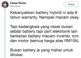 Kelebihan kereta hibrid dan kereta elektrik. Kereta Hybrid Jimat Minyak Kalau Rosak Hilang Penjimatan 10 15 Tahun Dari Kereta Biasa
