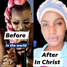 When Christ truly enters the heart, the body can never remain the same. See  her transformation from the world into Christ.