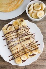 Pfannkuchen Crepes Dunn Herzhaft Nutella Banane Pfannkuchen Rezept Einfach Rezepte Nutella Rezepte
