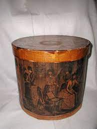 Wooden Hat Box 19th Century Harper S Bazaar Treasury Notes Vintage Hat Boxes How To Antique Wood Wooden