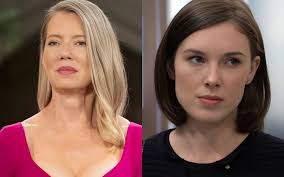 General Hospital's Nina Reeves walked into Willow's house carrying the kind  of confession that usually signals trouble. She admitted she made a deal  with Jack to make the traffic camera evidence against