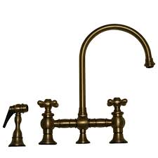 handle bridge style kitchen faucet