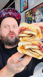 At Bennigan's in Mandan enjoying the Monte Cristo! YUM!!!--(Myra Evenrud)  1910