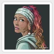 Dutch Golden Age Stickers for Sale