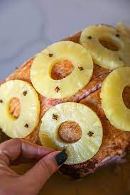 Baked Ham Recipe Brown Sugar Pineapple Glazed Ham Recipe Ham Recipes Baked Ham Recipes Baked Ham