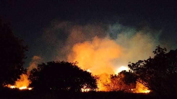UFRN confirma inc&ecirc;ndio no campus em Natal e vai apurar causas; veja imagens