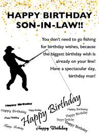Special Person Birthday Blessing For My Son Special Fish Happy Birthday Card For Son In Law Birthday Greeting Cards By Davia Birthday Cards For Son Birthday Wishes For Son Happy Birthday Fishing