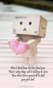 Let Love Find You Love Love Quotes Quotes Cute Heart Happy Love Quote Domo Danbo Cute Box Amazon Box