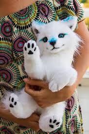 Stuffed Wolf Animal Art Doll Animal Wolf Collectibles Poseable Etsy Wolf Plush Art Dolls Animal Art