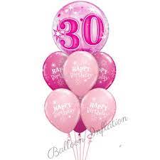 Whether it's a family member, colleague, or best friend celebrating their special day, you'll find the perfect birthday bouquet to put a smile on their face. 30th Birthday Pink Starburst Bubble Balloon Bouquet