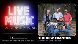Live Music – The New Frantics — FIVE SUNS