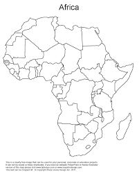 Items similar to colorful africa map without country names. Jungle Maps Map Of Africa No Labels