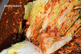 Cabbage Kimchi With Pepper Seeds Recipe Stuffed Peppers Pickling Recipes Kimchi Recipe