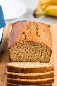 Personally, i like banana nut bread that is denser than a classic after 55 minutes, the loaf of banana bread should be done. Yellow Cake Mix Banana Bread Recipe Build Your Bite