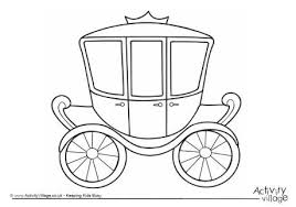 Carriage Colouring Page 2 Family Coloring Pages Family Coloring Cute Coloring Pages
