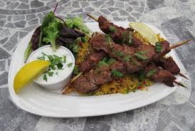 Serve with a vegetable couscous flavoured with mint and coriander 40 mins. Mediterranean Lamb Kebabs Recipe Purple Kitty