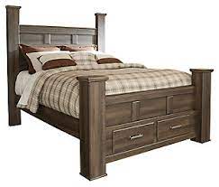 Maybe you would like to learn more about one of these? Juararo Queen Poster Bed With 2 Storage Drawers Ashley Furniture Homestore