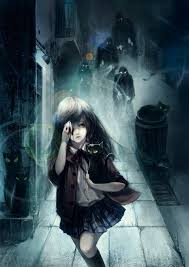 #art #anime #girls #danger #katana #japan #fantasyart #fantastic #wolf #mask image by 《хøpьkā》. É Liran D Æ¥èªå¸ä¸jennyçå¾çåäº« Å ç³ Anime Art Dark Anime Art Tutorial Anime