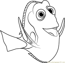 Free printable finding dory coloring pages. Dory Coloring Page For Kids Free Finding Dory Printable Coloring Pages Online For Kids Coloringpages101 Com Coloring Pages For Kids