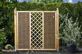 Rankzaun Weide Circo Elegant Mit Rahmen Und Rankgitter Rankgitter Weidenzaun Und Naturzaun