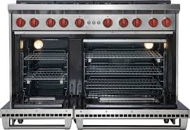 Wolf 48 inch freestanding all gas range with natural gas, 6 sealed burners, griddle, double ovens, 6.9 cu. Wolf Gr484dg 48 Gas Range 4 Burners And Infrared Dual Griddle Gr484dg Eatontown Tv Appliance