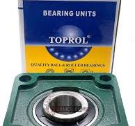 UCF207-23 Square Flange Bearing - Double Seals 1-7/16 Bore With Four Bolt  Holes