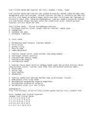 Lalu bagaimana cara menghitung atau mengukur pdb tersebut ? Soal Pilihan Ganda Bab Koperasi Dan Kunci Jawaban Essay Tugas