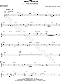 Chris Botti Love Theme From Cinema Paradiso Sheet Music Trumpet Solo In G Major Download Print Sheet Music Music Chris Botti