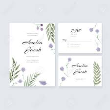 Wedding invitations are sent days before the wedding ceremony by the families of the groom and the bride. Unique Gentle Wedding Cards Template With Watercolor Wedding Royalty Free Cliparts Vectors And Stock Illustration Image 43067054