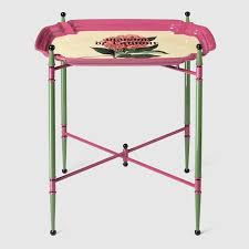 Maison De L Amour Pechatnyj Metallicheskij Skladnoj Stol Lotki I Skladnye Stoly Gucci 528236zam093242 Metal Folding Table Gucci Folding Table