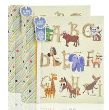 A, b, c, d, e, f, g, h, i, j, k, l, m, n, o,. 2 X 6x4 Large Baby Alphabet Number Cover Slip In Case Memo Photo Album