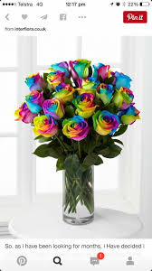 Pin By Marnie Tappa On M E Wedding In 2020 Rainbow Roses Rainbow Flowers Rose Seeds