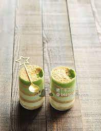 抹茶燕麥木糠布丁低卡好吃不發胖matcha pantone serradura pudding sawdust pudding 肥丁手工坊 food desserts pudding