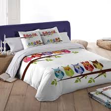 Time4dreams Buhos Rama King Duvet Cover Set Achica Owl Quilts Bed Covers Owl Bedding